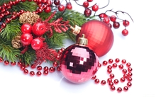 ribbons christmas new year merry christmas happy new year ornaments christmas gift christmas globes Wallpaper